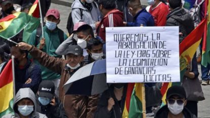 Movilizaciones contra la Ley 1386
