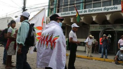 Indígenas anuncian nuevas medidas de protesta en marcha hacia el INRA