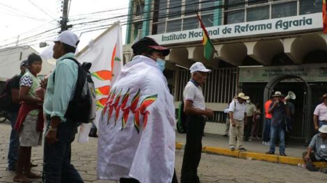 Indígenas anuncian nuevas medidas de protesta en marcha hacia el INRA