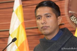 El presidente de la Cámara de Senadores, Andrónico Rodríguez, insta al diálogo por la Ley 1386