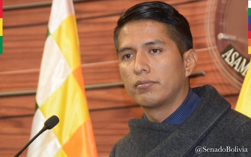El presidente de la Cámara de Senadores, Andrónico Rodríguez, insta al diálogo por la Ley 1386