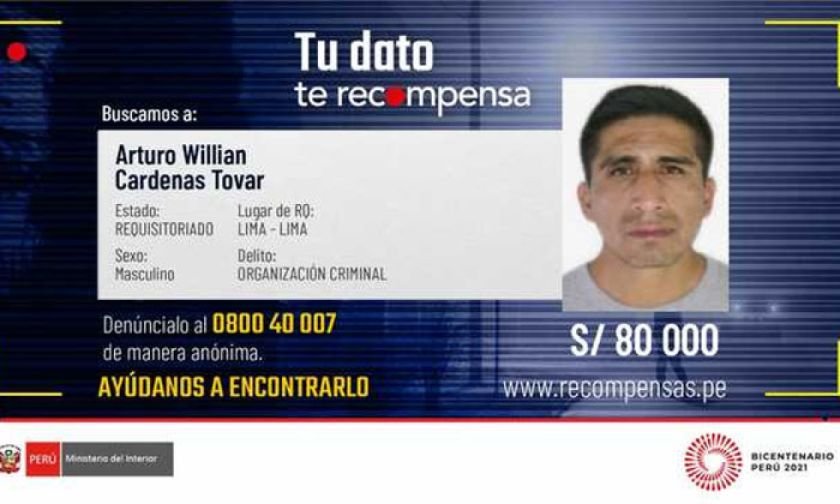 Arturo Cárdenas, secretario nacional del partido político Perú Libre