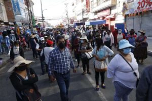 Marcha pidiendo la anulación de la Ley 1386 en Cochabamba