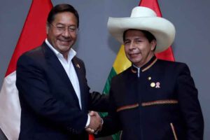 Reunión binacional Perú y Bolivia entre Luis Arce y Pedro Castillo
