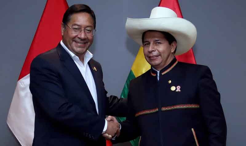 Reunión binacional Perú y Bolivia entre Luis Arce y Pedro Castillo