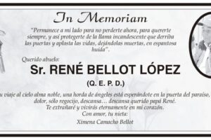 Obituario de René Bellot López