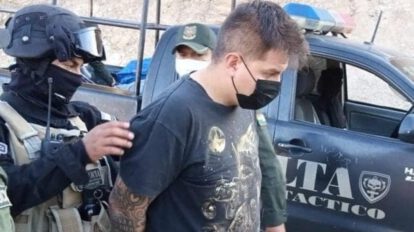 Traslado de Yassir Molina al penal de San Pedro en Oruro