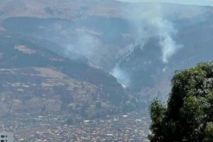 Incendio Parque Nacional Tunari en Cochabamba