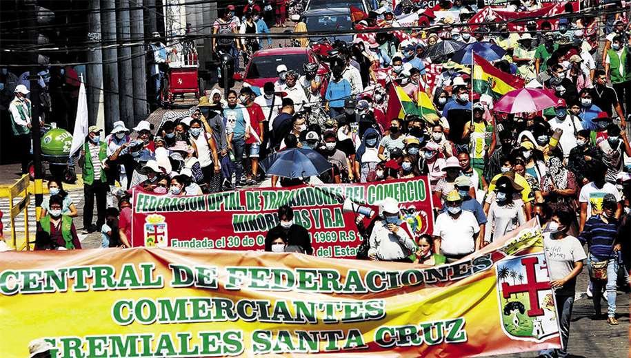 Protestas contra la Ley 1386 en Bolivia