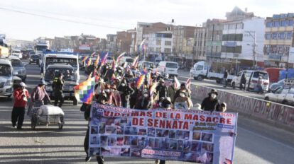 Masacres de 2019 en la marcha hacia La Paz