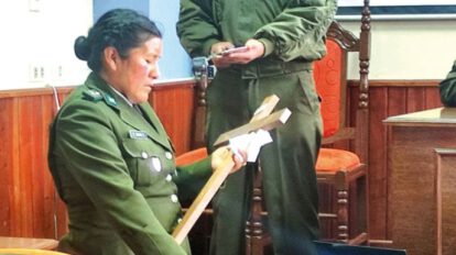 Baja definitiva suboficial Cecilia Calani