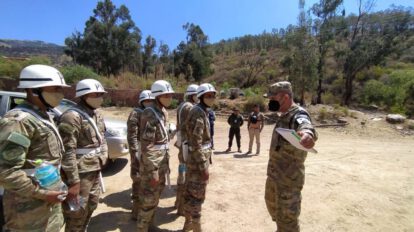 Campamento en Parque Nacional Tunari para patrullaje permanente