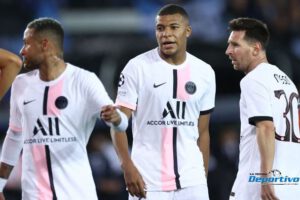 PSG trío ofensivo Neymar, Mbappé y Messi