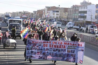 Procesos contra Añez por las víctimas de Sacaba y Senkata