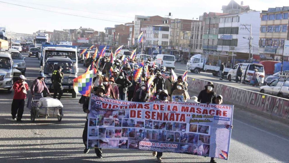 Procesos contra Añez por las víctimas de Sacaba y Senkata