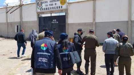 Muerte de reo en Chonchocoro