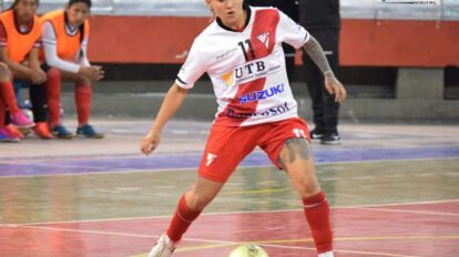 María Cristina Gálvez en el nacional de futsal damas