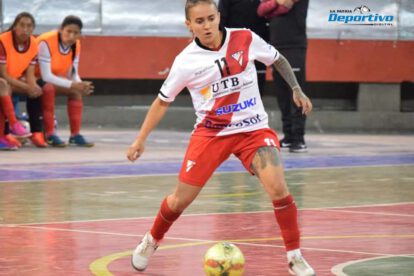 María Cristina Gálvez en el nacional de futsal damas