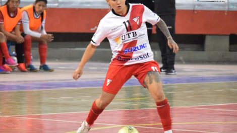 María Cristina Gálvez en el nacional de futsal damas