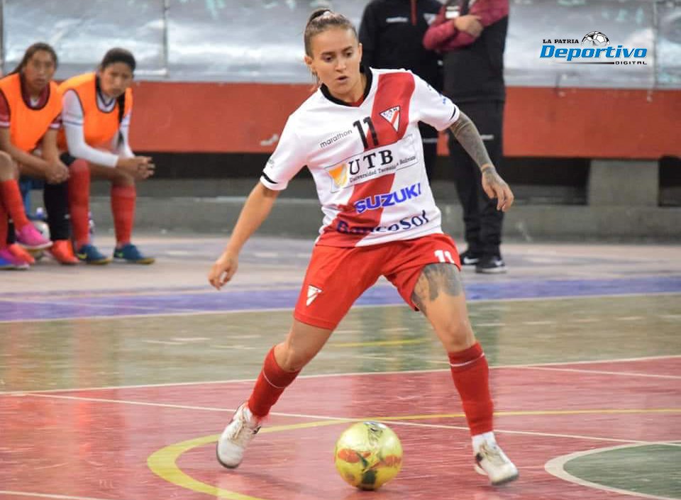 María Cristina Gálvez en el nacional de futsal damas