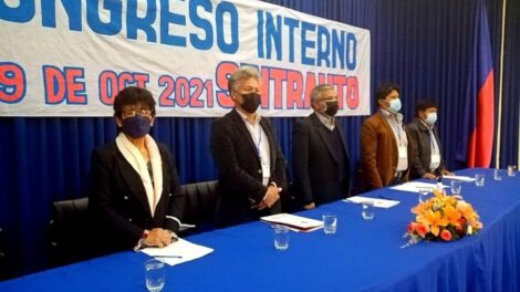 Congreso Interno de Sintrauto en la Universidad Técnica de Oruro