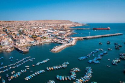 Vista panorámica del Puerto de Ilo como alternativa para exportar carga boliviana