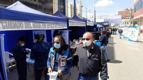 Cuidado del agua en la feria informativa del SeLA