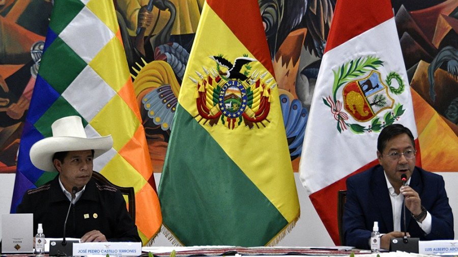 Gabinete Binacional Bolivia Perú con Pedro Castillo y Luis Arce