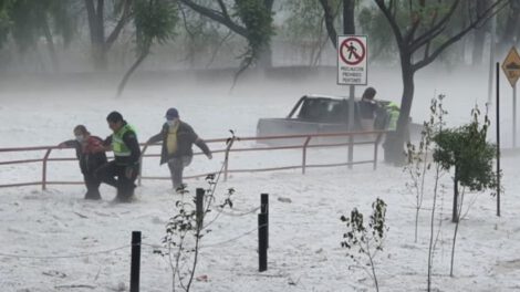 Granizada en Tarija y evaluación de daños por la Alcaldía