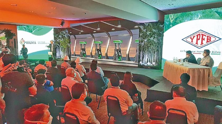 Bolivia será el primer país productor de diésel renovable