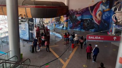 Gastos del teleférico turístico en Oruro
