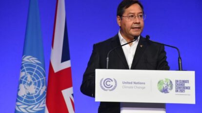 Modelo boliviano en la Cumbre Climática propuesto por Luis Arce