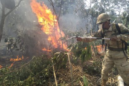 Incendio en Pilón Lajas