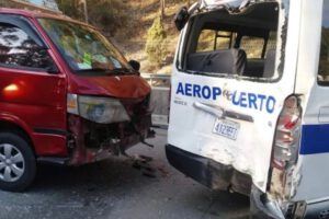 Accidente en la autopista La Paz-El Alto