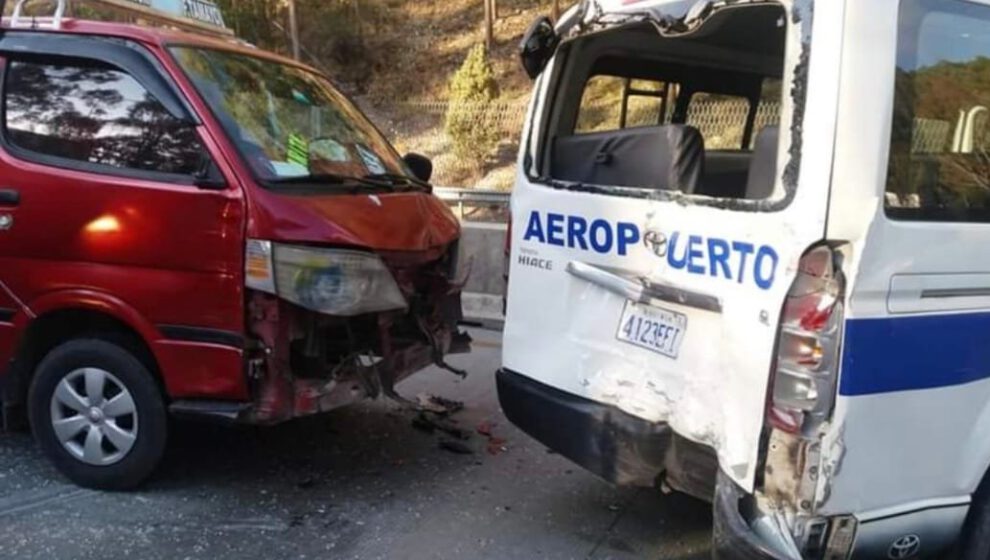 Accidente en la autopista La Paz-El Alto