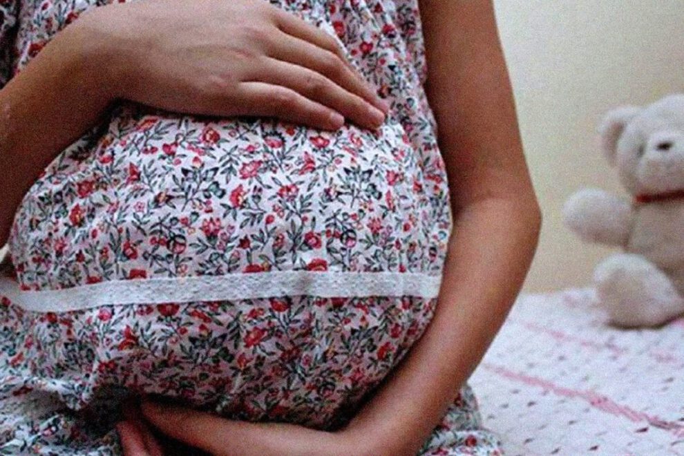 Niña embarazada producto de una violación