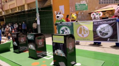 Instalan primer sistema de contenedores soterrados en Oruro
