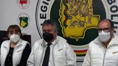 Colegio Médico de Bolivia se declara en emergencia por Covid-19