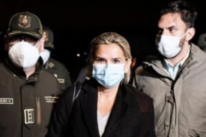 La expresidente de Bolivia, Jeanine Añez
