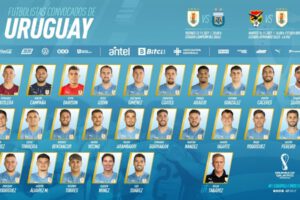 Eliminatorias Uruguay: Convocados por Óscar Washington Tabárez para partidos ante Argentina y Bolivia