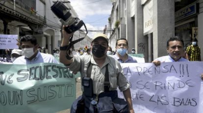 Secuestro periodistas en Santa Cruz