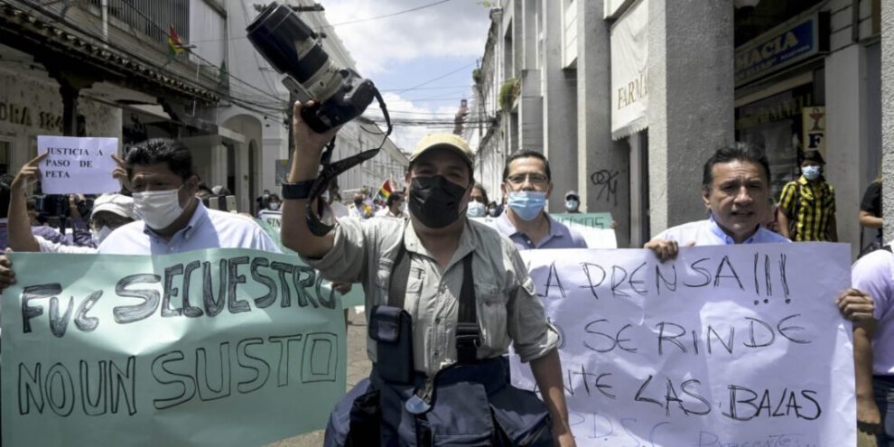 Secuestro periodistas en Santa Cruz