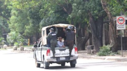 Situación de bloqueos en Santa Cruz durante el paro multisectorial