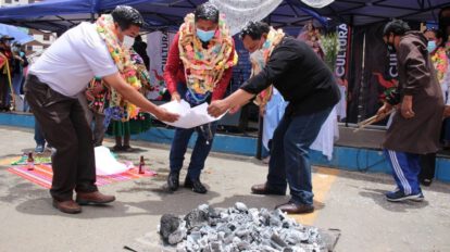 Inauguración del Calvario en el Carnaval de Oruro