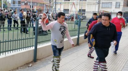 Carnaval de Oruro 2022 con conjuntos folklóricos en ensayos