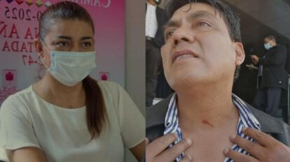 Agresiones en la Asamblea Legislativa entre Héctor Arce y Tatiana Áñez