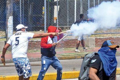 Enfrentamientos durante el paro nacional en Bolivia