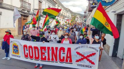 Chuquisaca paro y bloqueos a partir del 12 de noviembre