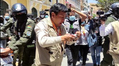 Libertad de prensa en Oruro tras represión policial