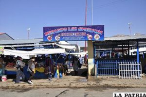 Mercado Las Américas en la zona Sur de Oruro